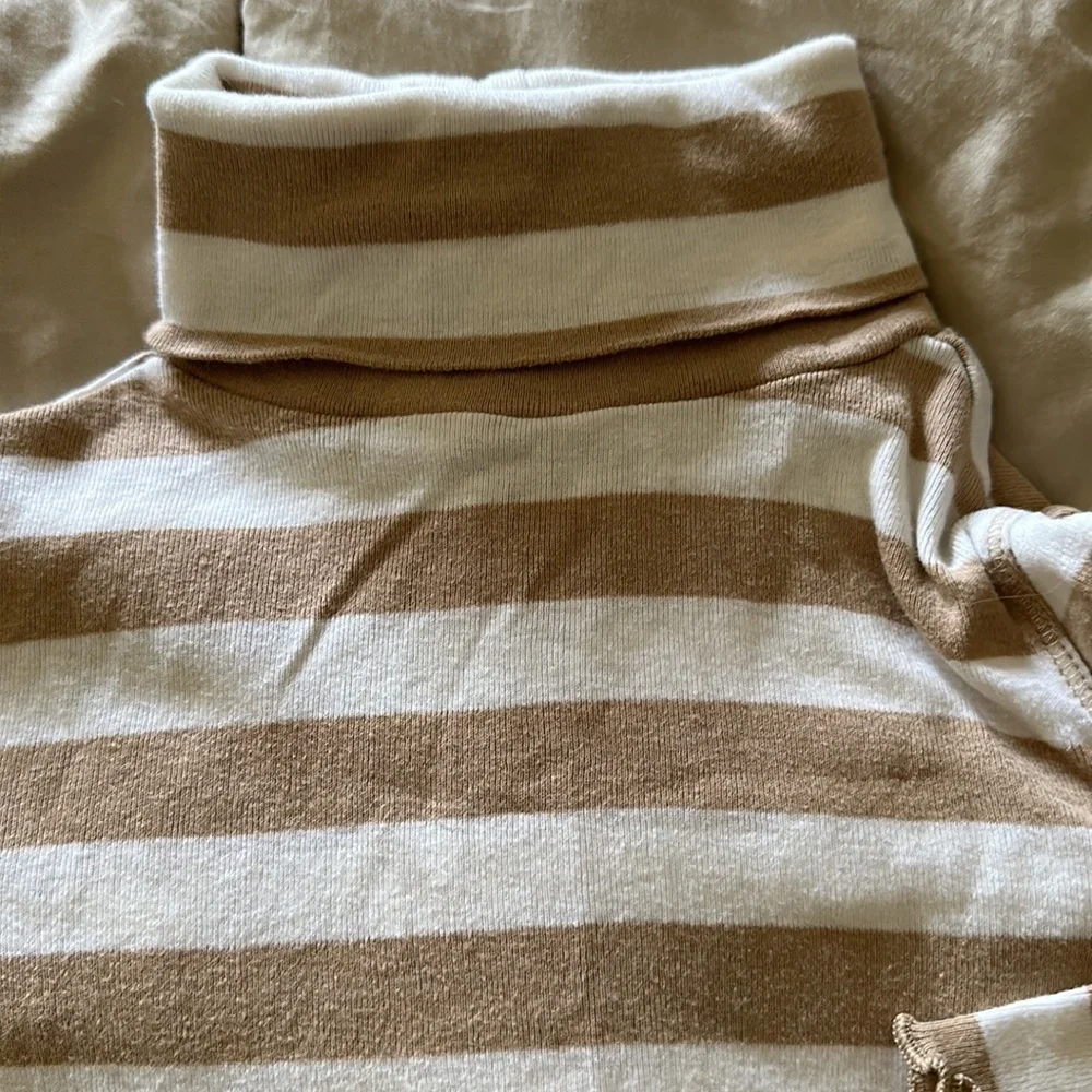 GAP Striped Turtleneck
